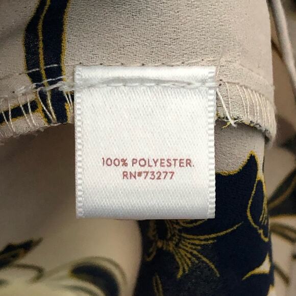 LC Lauren Conrad Runway Collection Floral Print Flutter Top - Picture 8 of 10